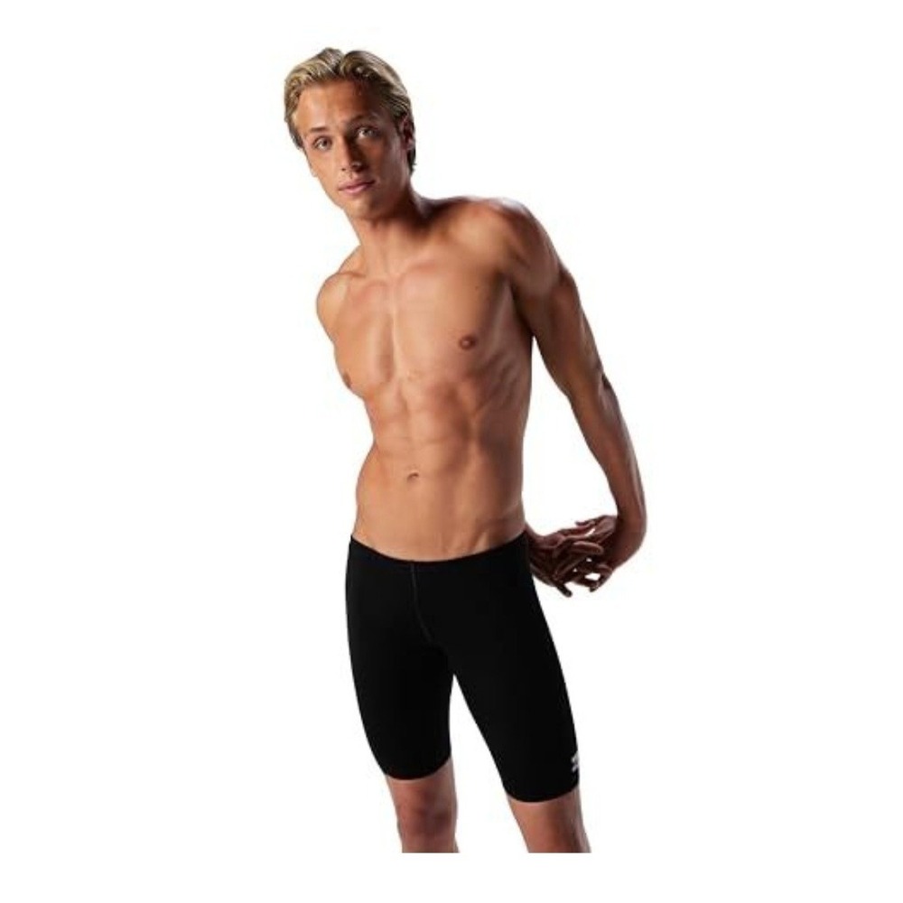 Speedo Men's Swimsuit Jammer Endurance+ Solid USA Adult - Size 32 Speedo Black